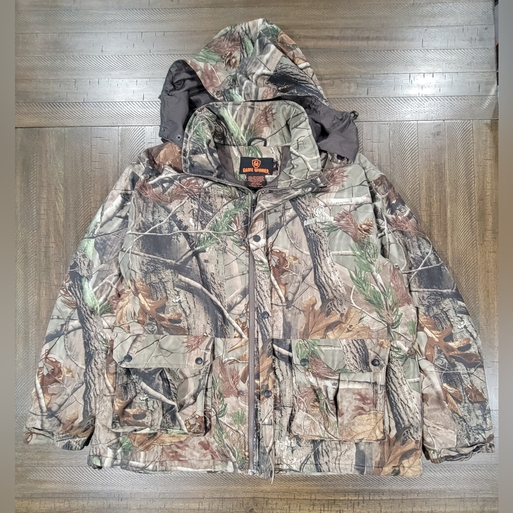 RealTree Game Winner Adult XL Camo Hooded Jacket